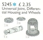 Lego 5245 Universal knots, differential housings and gears