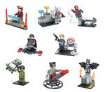SY SY656-7 Super Heroes minifigure 8 small scenes