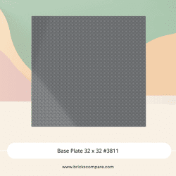 Base Plate 32 x 32 #3811 - 199-Dark Bluish Gray
