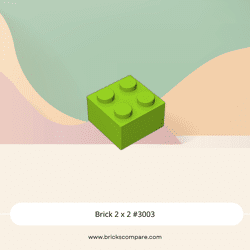 Brick 2 x 2 #3003 - 119-Lime