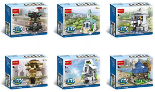 DECOOL / JiSi 1121 6 mini buildings