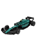 MOC-158977 1/8 Scale AMR23 Car&Electric Plating Exterior Racing Car Building Blocks