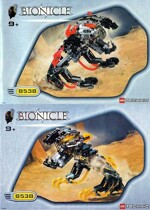 Lego 8538 Biochemical Warriors: Moka Tiger and Canela Cow