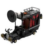 GOBRICKS MOC 194484 The nightmare before Christmas - Mayor's car