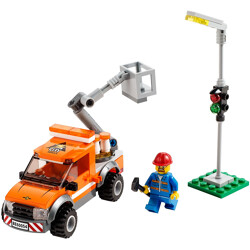 Lego 60054 Traffic: Street light maintenance engineering vehicle