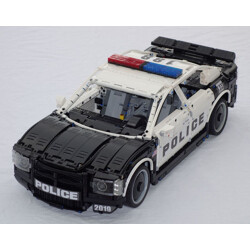 Rebrickable MOC-27336 Dodge War Horse U.S. Police Car