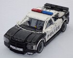 Rebrickable MOC-27336 Dodge War Horse U.S. Police Car