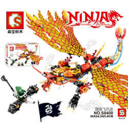 LEPIN 39006 Ninja Dragons: Fire Flying Dragons