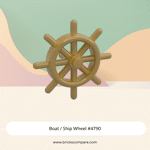 Boat / Ship Wheel #4790 - 297-Pearl Gold