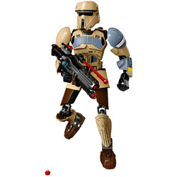 Lego 75523 Putting together puppets: Scarif (Scarif) Storm Trooper