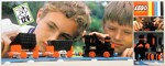 Lego 722-2 12V Electric Train with 2 Wagons