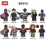 XINH X0313 10 Minifigures: Falcon Winter Soldier