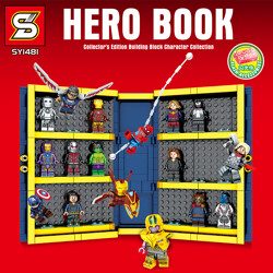 SY SY1481 Avengers Collector&#39;s Edition Building Block Minifigure Book
