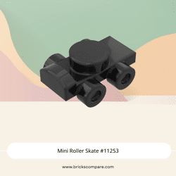 Mini Roller Skate #11253 - 26-Black