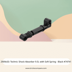 2909c03: Technic Shock Absorber 9.5L with Soft Spring - Black #74741 - 26-Black