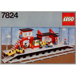 Lego 7824 Train: Station platform