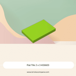 Flat Tile 2 x 3 #26603 - 119-Lime