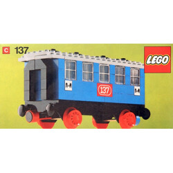 Lego 137-2 Passenger sleeper carriages