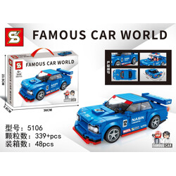 SY 5106 World of famous cars: Blue Racing Cars