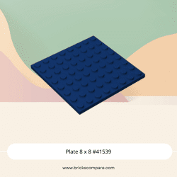 Plate 8 x 8 #41539 - 140-Dark Blue