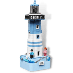 Qiao Le Tong 8810 Luminous Lighthouse Music Box