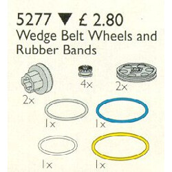 Lego 5277 Wedge Belt, Pulleys and V-Belts