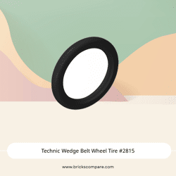 Technic Wedge Belt Wheel Tire #2815  - 26-Black