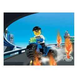 Lego 6732 Crazy Stunt Island: Brickster's Tricycle
