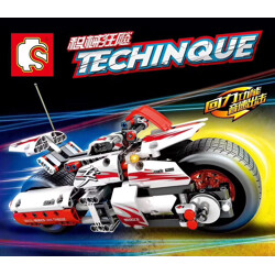 SEMBO 701500 Mechanical rage, back-to-back motorcycles.