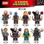 XINH 1262 Avengers 4: 8 minifigure suits