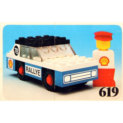 Lego 619 Shell Rally Racing Cars