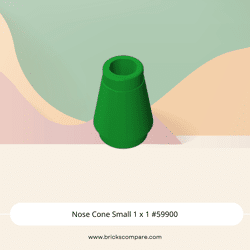 Nose Cone Small 1 x 1 #59900 - 28-Green