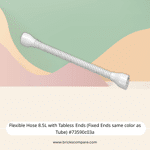 Flexible Hose 8.5L with Tabless Ends (Fixed Ends same color as Tube) #73590c03a - 1-White