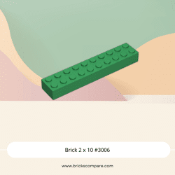 Brick 2 x 10 #3006 - 28-Green