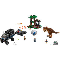 LELE 39117 Jurassic World 2: The Lost Kingdom: The Big Escape of the Meat-Eating Bull Dragon Gyration Cabin