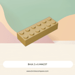 Brick 2 x 6 #44237 - 5-Tan