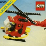 Lego 6685 Fire helicopter