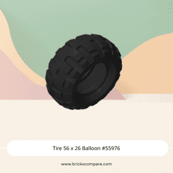 Tire 56 x 26 Balloon #55976 - 26-Black