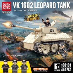 QUANGUAN 100101 World War II Classic: VK1602 "Panther" Light Tank