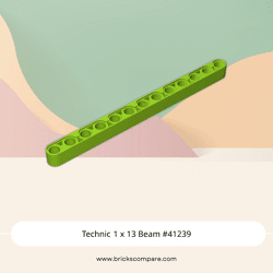 Technic 1 x 13 Beam #41239 - 119-Lime