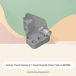 Technic Panel Fairing # 1 Small Smooth Short, Side A #87080 - 194-Light Bluish Gray
