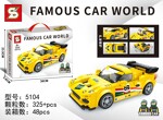 SY 5104 World of famous cars: Yellow Racing Cars
