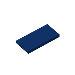Tile 2 x 4 with Groove #87079 - 140-Dark Blue