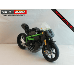 Rebrickable MOC-32005 Kawasaki H2R