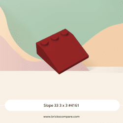 Slope 33 3 x 3 #4161 - 154-Dark Red