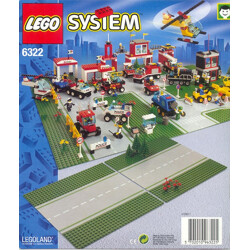 Lego 6322 Road bottom plate: straight road