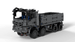 Rebrickable MOC-25443 Mercedes-Benz Actros dump truck