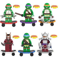 LERI / BELA 10200-10205 Teenage Mutant Ninja Turtles: 6 Models