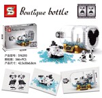 SY SY6293 Ship in a Bottle: Mickey Mouse Steamboat Willie