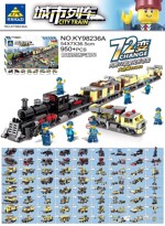 KAZI / GBL / BOZHI KY98236A Victory Steam Locomotive 72 Changes